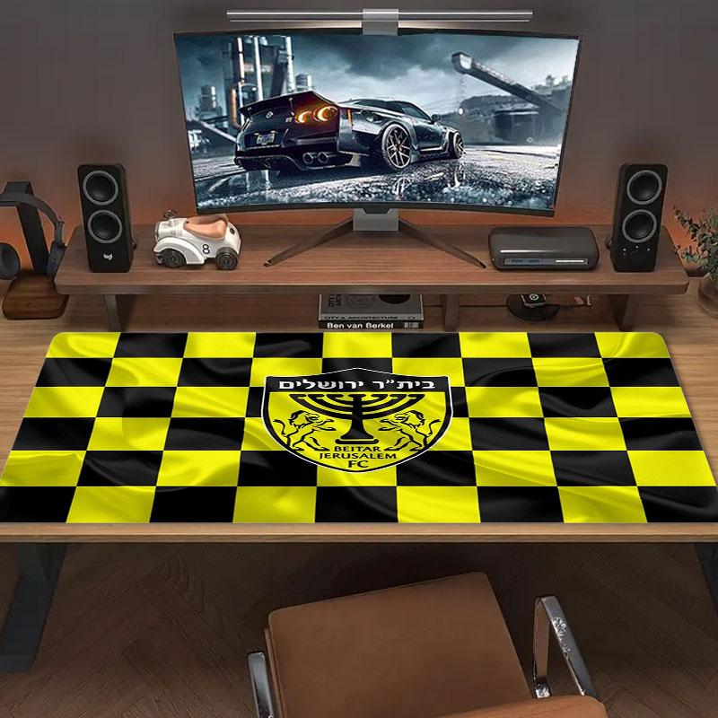 Beitar Jerusalem F.C Large Size Mouse Pad Large Gaming Table Cushion Non-slip Laptop Tablet Big Mousepad XXL Mat Mini PC Playmat With Lock edge