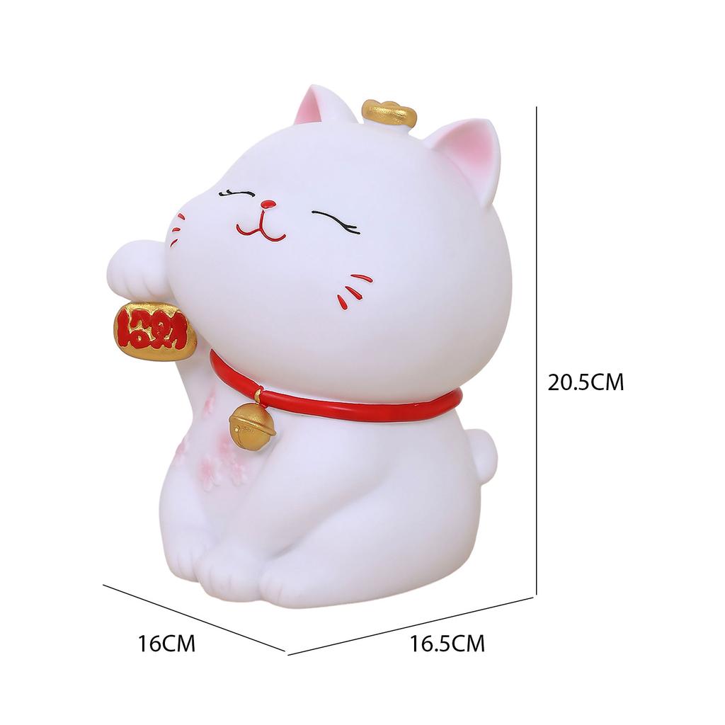 Lucky Cat Piggy Bank Birthday Feng Shui Money Saving Pot Money Saving Box Jar Office Children Gifts House Decoration