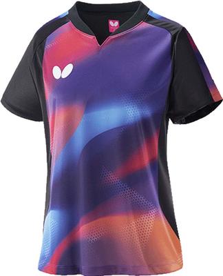 Butterfly Table Tennis Game Gresley Table Tennis Rose Violet Size O 46329 Women's Shirt, Shirt, J.T.T.A (Japan Association) Approved, (244),