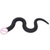 Extra Long Black Snake Shaped Anal Plug Three Sizes of Anal Plugs Adult Sex Toys Double Insertion Anal Plug  Man Women 18+ Waterproof & Easy To Clean