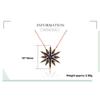 Umcho Colorful Star Necklace Solid 925 Sterling Silver Charm Statement Necklace For Women Jewelry Weddings Gift