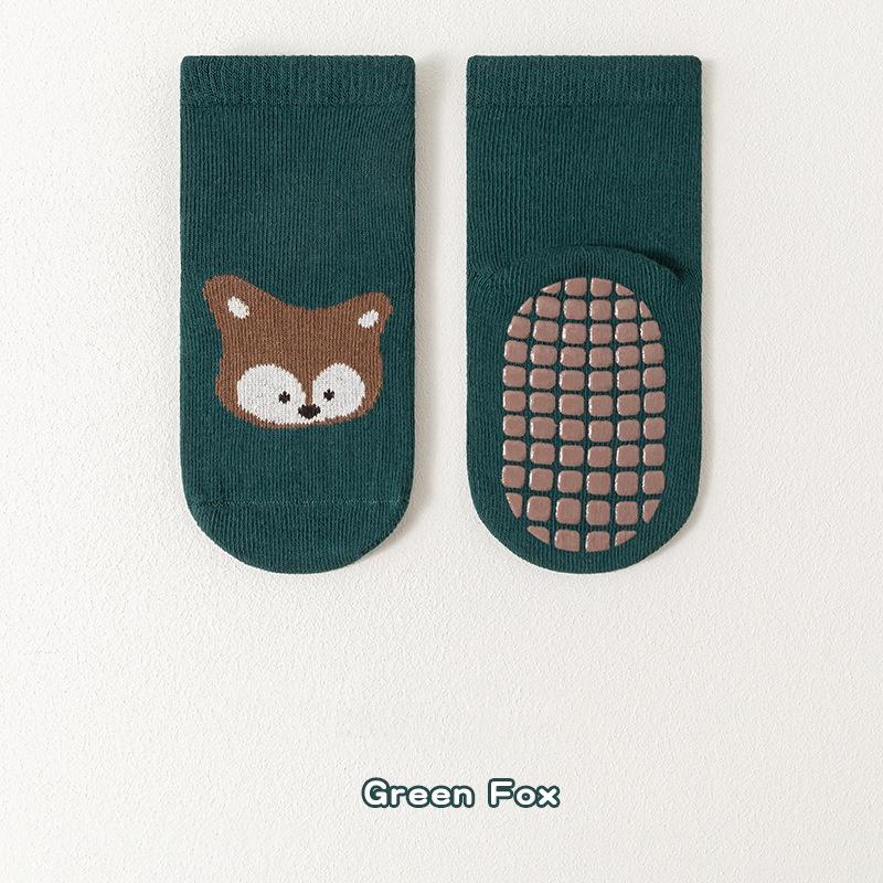 0-3 Years Indoor Kids Toddler Anti-Slip Floor Cute Cartoon Baby Socks Newborn Boy Girl Four Seasons Cotton Socks
