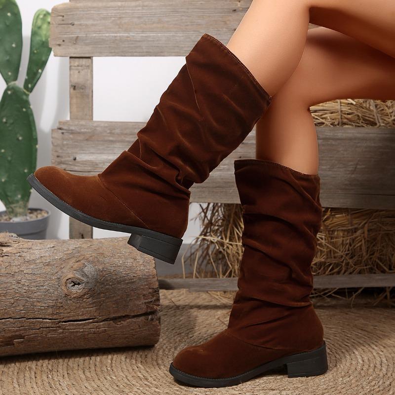 Damen Herbst Freizeit Komfort Mode Stiefel Große Größen.