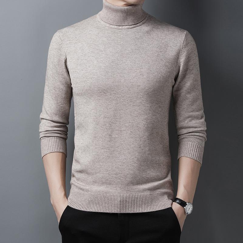 Зимний новый утолщенный супер теплый вязаный свитер — фото 6