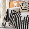 Modern Minimalist Thick Chenille Sofa Cover Throw All Season Luxury Elegant Sofa Protector Blanket
