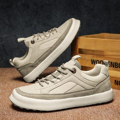 Fashion Soft Casual Leather Mens Sneakers New Arrival Man Casual Shoes Sports Walking Shoes Outdoors Skateboard Footwear Tenis Masculino