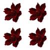 Christmas Ornaments Floral Wreath Arrangement Gold Glitter Decorations