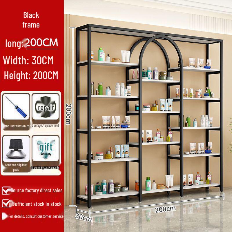 Beauty Salon Storage: Nail & Skincare Display Rack