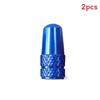 Presta Bicycle Valve Cap Cnc Aluminum Alloy Valve Cover For French Valve With Stainless Steel Material