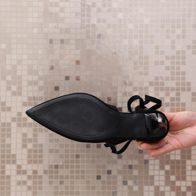 Fashion 2025 Fashion Ankle-wrap Women's High Heels Novelty Pointed Toe Lace Up Thin Heels Pumps for Retro Dress & Party Shoes Zapatos