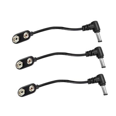 YINKE 15CM 9V AC Adapter Klinkenstecker 3er-Pack I-Typ