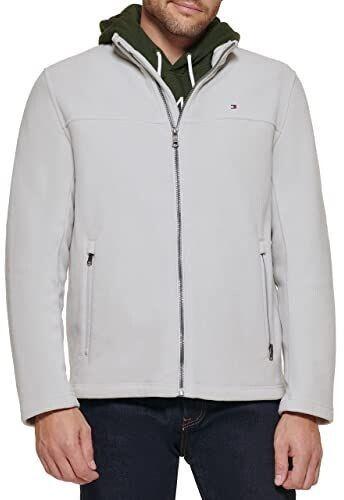 Tommy Hilfiger Mid-season Jacket with Classic Polar Fleece Zip-up Jacket