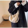 Borsa per gnocchi: Borsa a tracolla casual sportiva da donna in tessuto Oxford, ad alta capacità