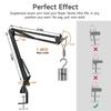 Razer Seiren Mini Boom Arm Microphone Stand with Wind Noise Reduction Cover Cable Management 3/8 to 5/8 Inch Adapter Compatible with Most Microphones