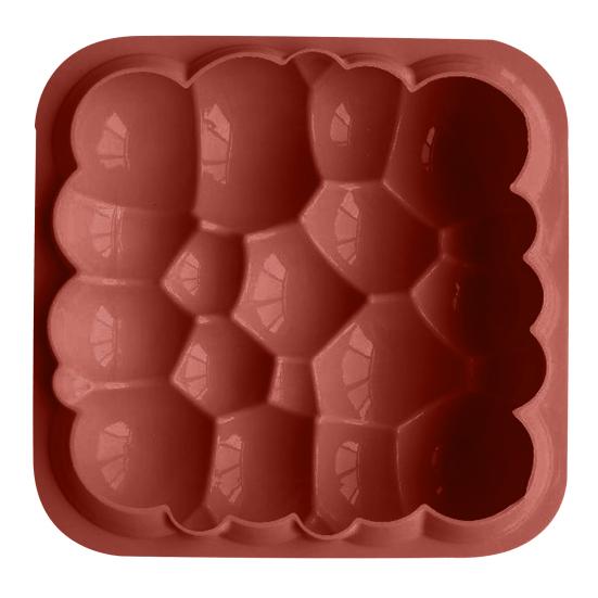 

Форма для торта 3D в форме пузыря-облака, термостойкая, многоразовая, силиконовая, для мыла, выпечки, десертов, мусса, инструмент для выпечки кирпич красный