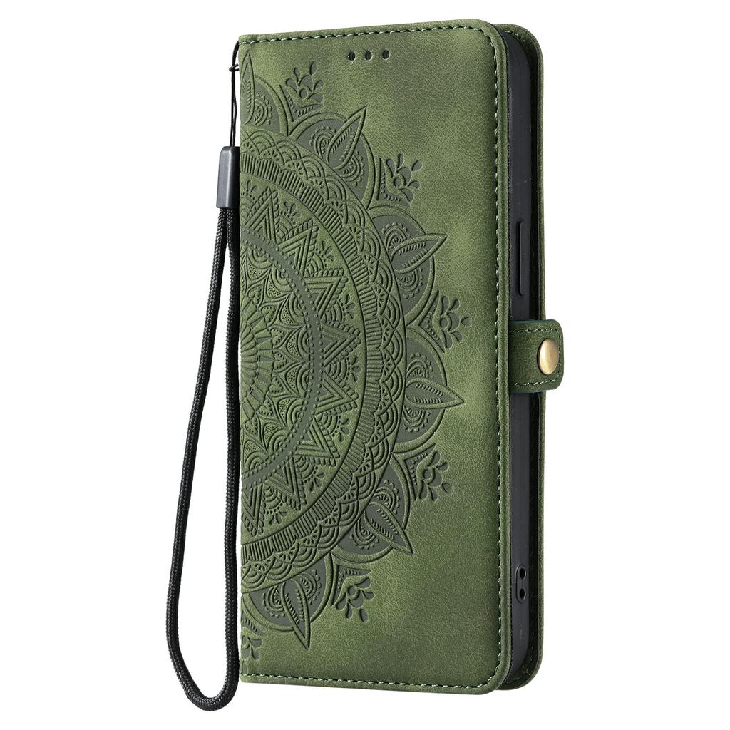 Style 016 For Motorola Moto G75 5G Case Skin Feel Totem Imprinted Wallet Leather Phone Cover