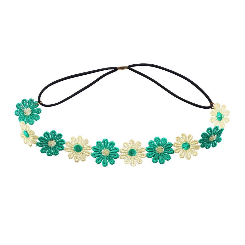Floral Headpiece Proms Birthday Hairbands Daisy Casual Headwear Elegant Flower Hair Headpiece Headwear
