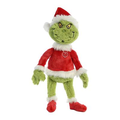 40cm Whoville Christmas Miser  Plush Doll,Christmas Cute Plush Doll Toy Gift Cartoon Style Children's Rag Doll Festival Decoration Ornament