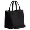 Coach Willow 24 Magnetic Snap Denim Shoulder Crossbody Handbag Medium Women Handbags Black CR708-LHBLK