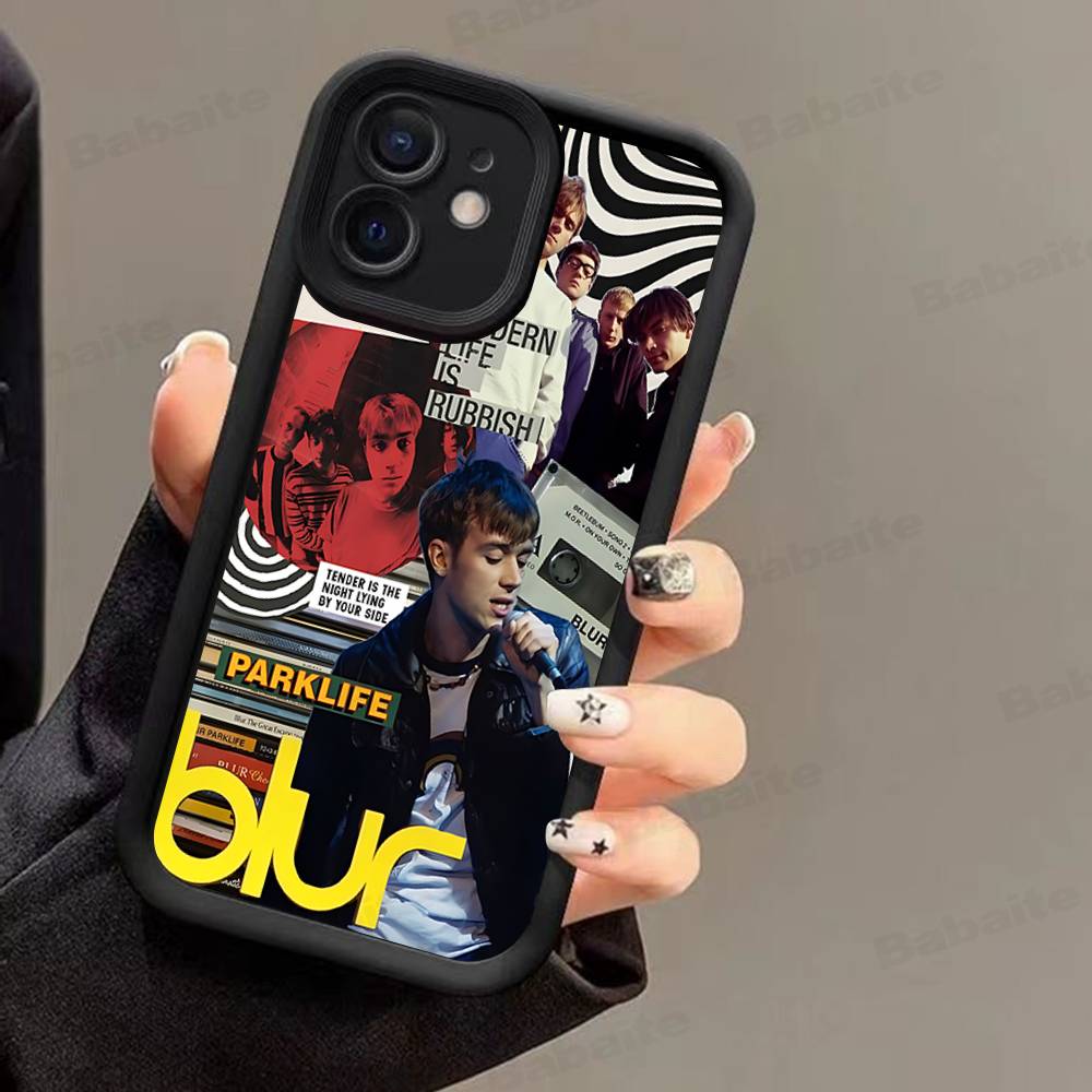 Rock Band B-Blur Phone Case For IPhone 17 16 15 14 13 12 11 Pro Max 16E Plus INS Soft Cover