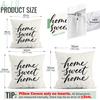 Sweet Home Cushion Pillowcase Printed Polyester 40/45/50cm Throw Pillowcover Decorative Sofa Cushion Pillowslip Home Decor