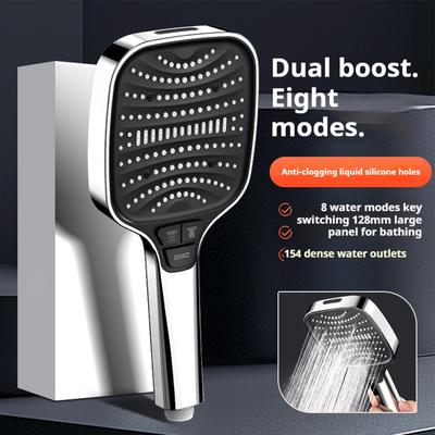 High Performance Shower Head with 8 Adjustable Modes Perfect for Everyday Use