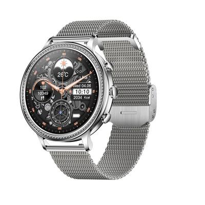 Frauen Smartwatch Damen Bluetooth Anruf Smart Watch 1.39 Hochauflösende Herzfrequenz und Blutdruck Multisport Smart Watch