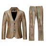 Herrenbekleidung, stilvoller formeller Anzug, 2-teiliges Set, Herrenanzug, Karomuster, Business-Büro, Hochzeitsanzug, Jacke + Hose, Anzüge und Blazer