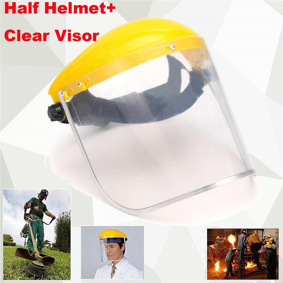 Safety Protective Mask Clear Head-mounted Face Eye Shield Screen Grinding