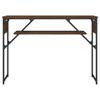 Vidaxl Console Table, Brown Oak, 105X30X75 Cm