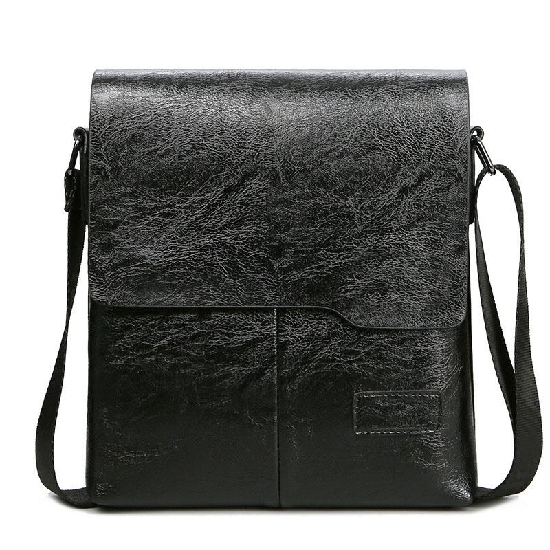 Neueste Mann Messenger Bag Männer Pu Leder Schulter Taschen Business Umhängetasche Casual Bag Vintage Handtasche