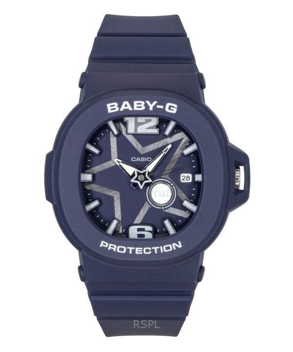 Casio Baby-G Аналоговые Смола Синий Циферблат Кварцевые BGA-10D-2A1 100M Женские Часы синий