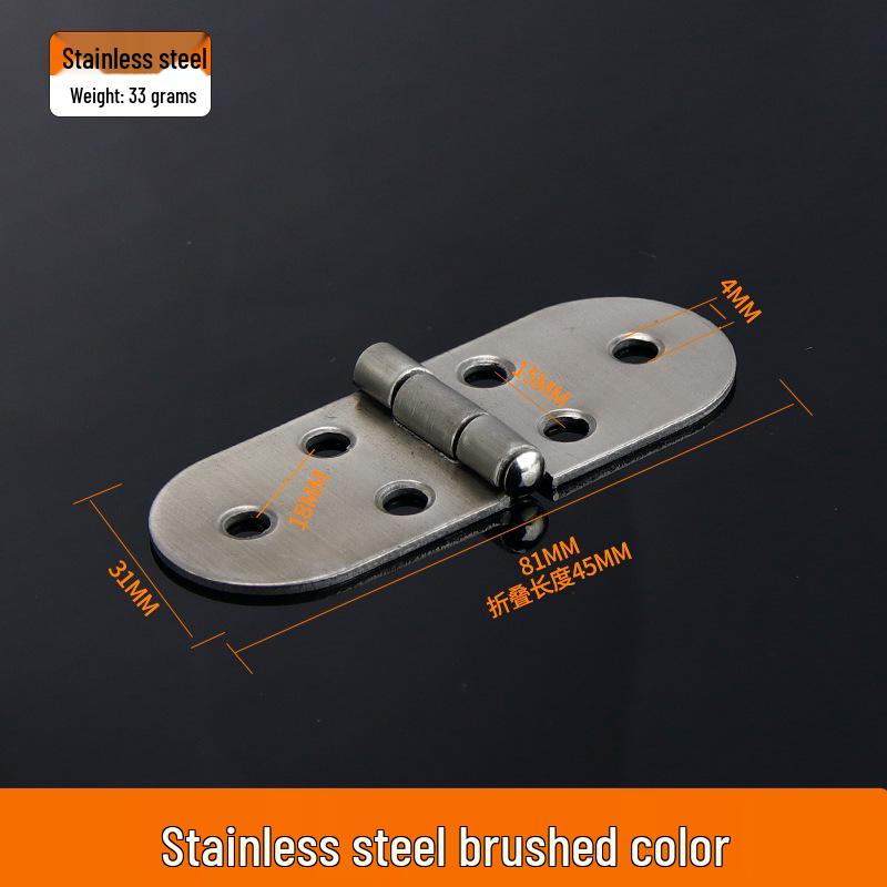 Zinc Alloy 180° Flip-Up Concealed Hinge for Foldable Bathroom and Dining Tables