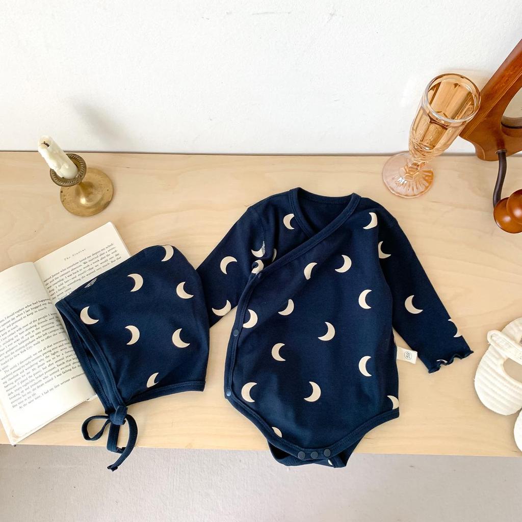 Tuta Neonato 2025: Tuta Coreana Primavera & Autunno, Outfit da Bambino Monaco Senza Ossa Unisex