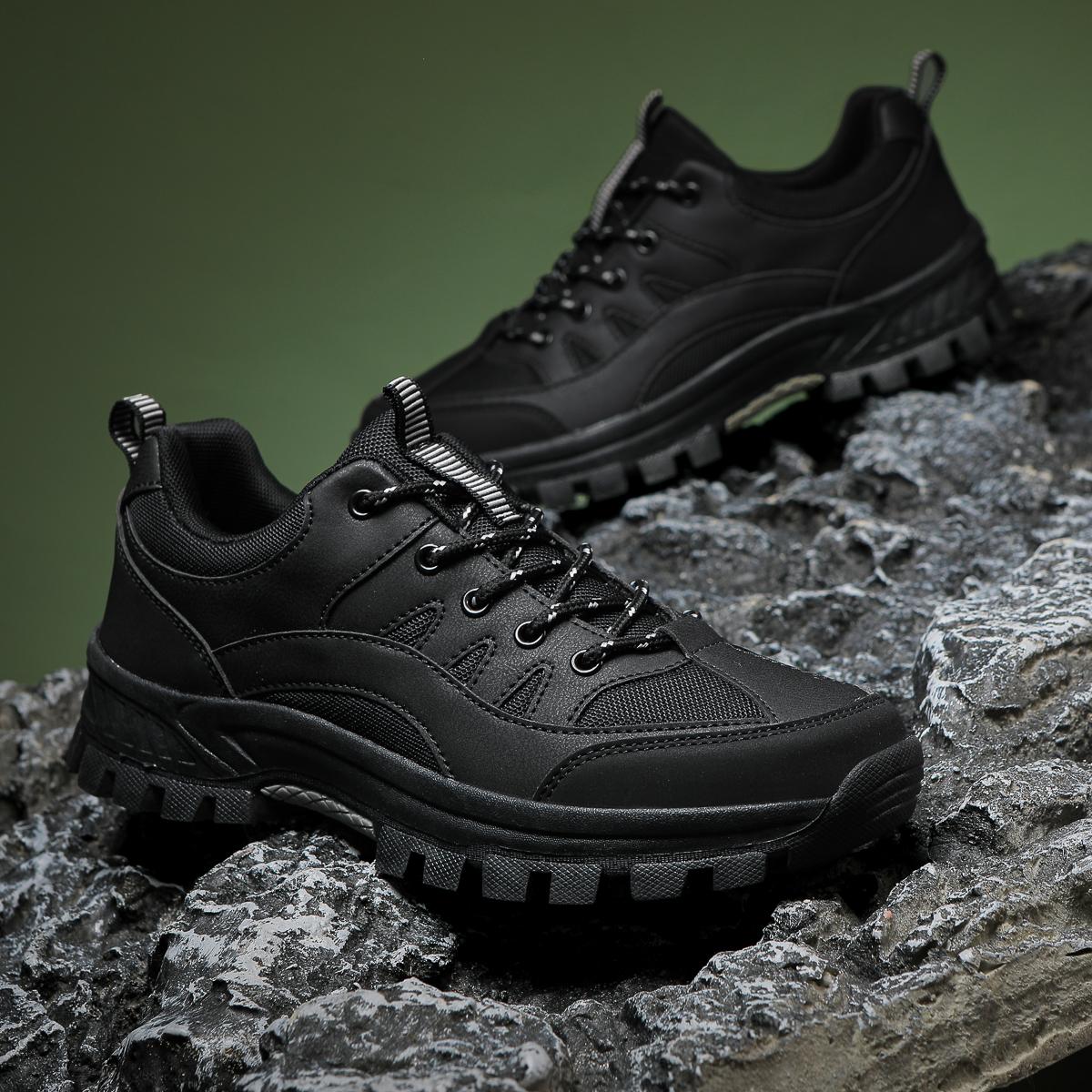 

Профессиональная новая обувь для альпинизма и скалолазания, удобная, однотонная, в полоску, мужская, большого размера 46 чёрный