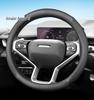 Haval F-Series Genuine Leather Steering Wheel Cover for F5, F7, H6, H1, H2, H3, H4, H5, H7, H8, M6 & Big Dog Models.