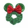 Christmas Disney Cute Ears Elastic Velvet Hairbands For Girls Sequins 4"Bows Headband Women Festival Trip DIY Hair Accessories