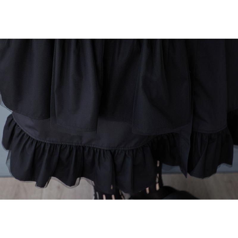 DIMANAF 2025 Women Plus Size Summer Dress Casual Dress Basic Vintage Lace Spliced Buttons Loose Long Dress