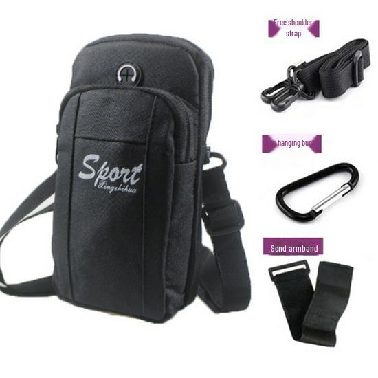 Unisex Waterproof Nylon Waist and Shoulder Bag for Sports and Outdoor Activities