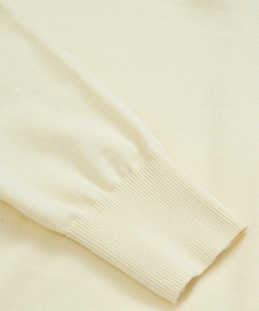 BELLIEF Essential Cotton Comfort Polo Knit (Ecru)