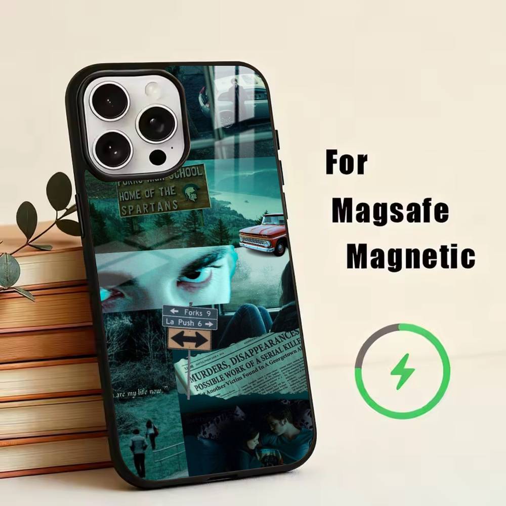 T-Twilight Saga Edward  Phone Case For iPhone17,16,15,14,13,12,11 Plus,Pro Magnetic with Magsafe Wireless Charging