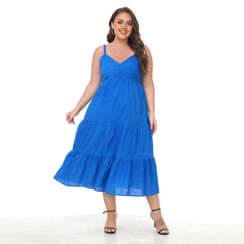 

Юбка на подтяжках для полной девушки, большого размера, с животом, стройнящая, 100,00 кг, женское нежное платье для полной сестры, пляжное платье, летнее платье Blue L