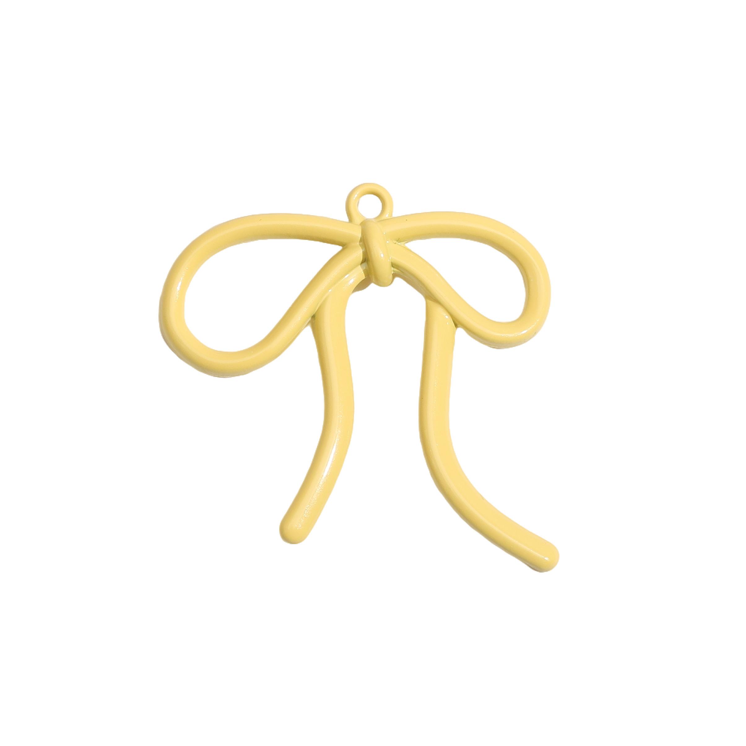 

Alloy Bow Accessories Charms Pendant For Jewelry Making DIY Earring Necklace Bracelet 35×33mm