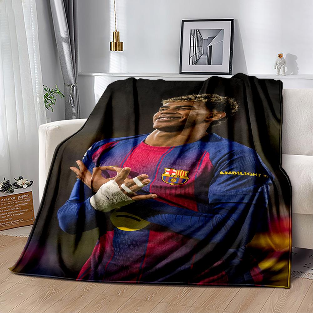 Lamine Yamal's World Cup Champion Celebration Blanket Ultra-Soft Perfect for Couch Sofa Office for All Occasions Warmthful Decor Birthday Christmas Gi