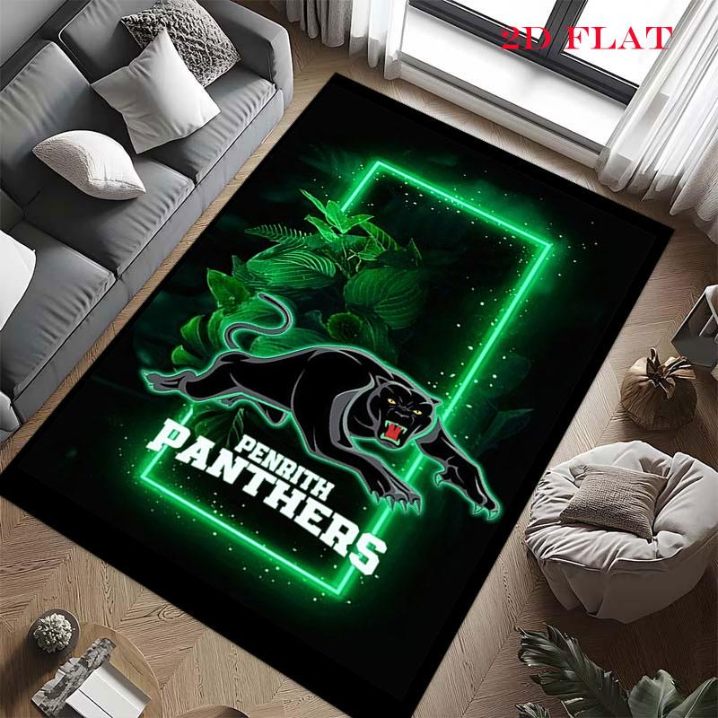 Penrith Panthers Carpet Rug for Living Room Bedroom Home Sofa Decoration,Kids play Nonslip Floor Mat