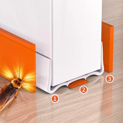 No Adhesive Door Bottom Seal Strip Soundproof Windproof Weather Stripping Insect Prevention Door Seal Accessories Acoustic Panel