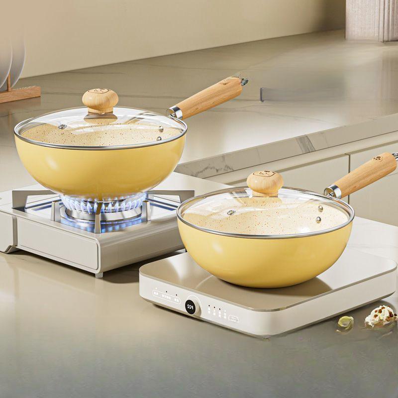 Keramik Milchtopf Antihafttopf Beikosttopf Katzenpfote Kleiner Wok Haushaltswok Spiegelei Instantnudeltopf