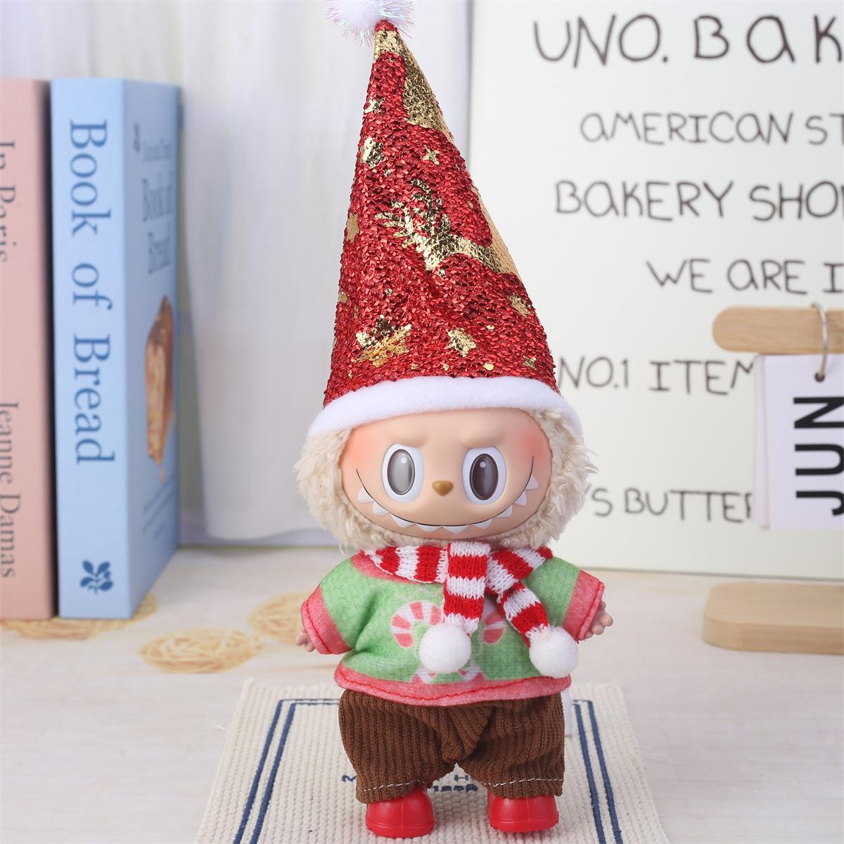 

17 см виниловая кукла с лицом Один, два или три поколения для покрытия на Рождество No dolls