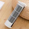 Ventilatore da scrivania USB portatile a 2 velocità con luce LED, senza pale, sicuro e silenzioso, ventilatore a torre da tavolo per studenti e impiegati