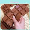 Chocolate Bar Stress Reliever Toy With Slow Rebound Pu Foam For Office Relaxation